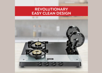 TTK Prestige’s innovative Svachh Duo gas stove offers liftable burners for an easy cleaning experience