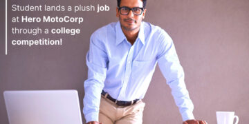 Student lands a plush job at Hero MotoCorp through a college competition!