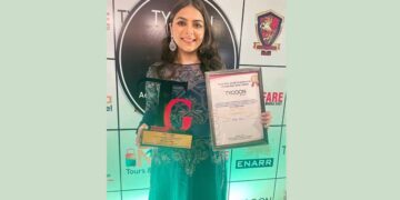 Farah Titina, an Actor was honoured with the “Emerging Ad Queen of the Year” Award, in the Tycoon Global Achievers Awards
