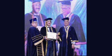 Nine World Record Holder Sandeep Marwah Honored with Doctorate by French University