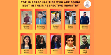 Top 10 personalities who are doing best in their respective industries felicitated by Webhack Solutions