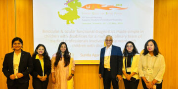 Indian Optometrist Sunita Agarwal’s Historic Scientific Instructional Course at the recently held European Academy of Childhood Disability Conference