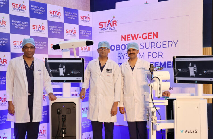 STAR Hospitals, Nanakramguda Launches New-Gen Robotic Surgery System for Joint Replacement Surgery