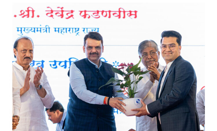 Chief Minister of Maharashtra Felicitates Abhay Bhutada for Strengthening Pune Police with Advanced Equipment