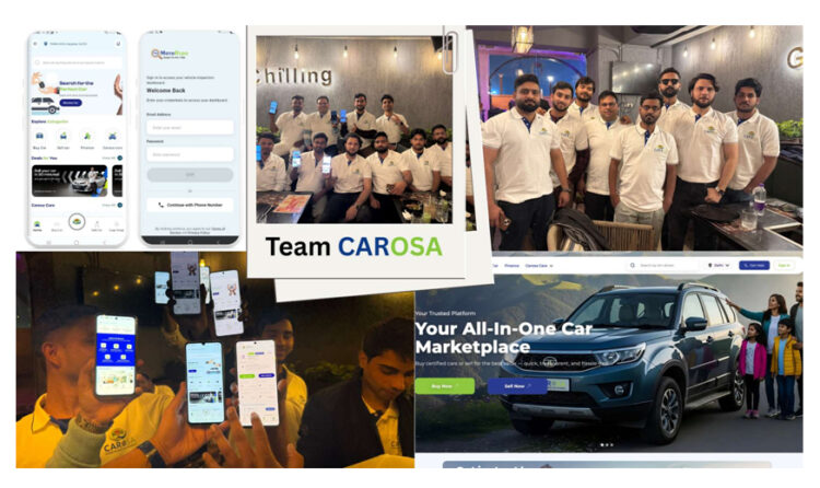 Carosa Launches Web & Mobile App, Expands Pre-Owned Car Ecosystem with MotoRepo, Carosa Care & Gaadi ki Gup-Shup