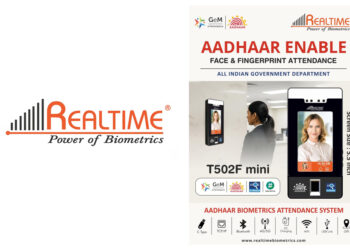Realtime Biometrics Launches Aadhaar-Enabled  face recognition & fingerprint Biometric Attendance System T502F Mini