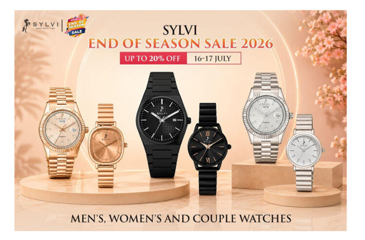 Sylvi End of Season Sale 2026: Up to 20% Off Men’s, Women’s and Couple Watches, 16–17 July