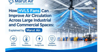 How HVLS Fans Can Improve Air Circulation Across Large Industrial and Commercial Spaces: Explained by Marut Air