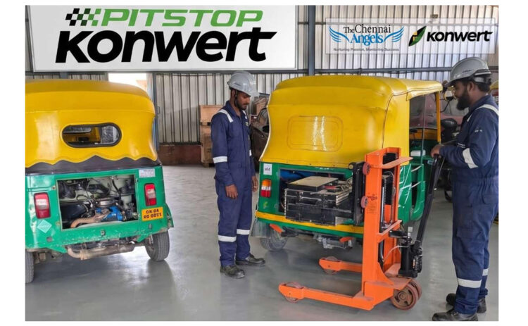 The Chennai Angels Backs Konwert India Motors as Auto-Rickshaw Drivers Turn to Electric Retrofits
