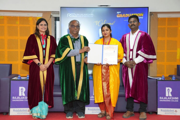 Rajalakshmi School of Architecture Celebrates 10th Graduation Day; 39 Students Graduate