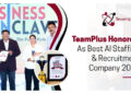 Teamplus Staffing Solution Pvt. Ltd. Is the Best AI Staffing & Recruitment Company Award Winner at World Business Conclave 2026
